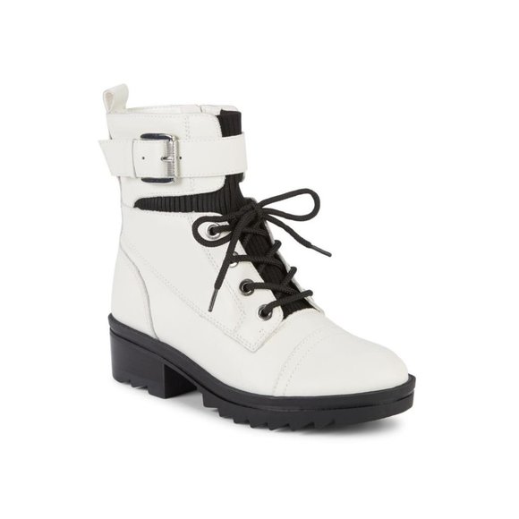 Marc Fisher Ivory Leather Boots mismatched pair - Picture 10 of 10